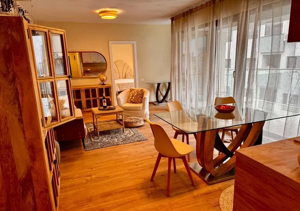 Apartament 3 camere, 70mp, mobilat complet modern, garaj, zona Borhanci! – fotografia 1 din 8