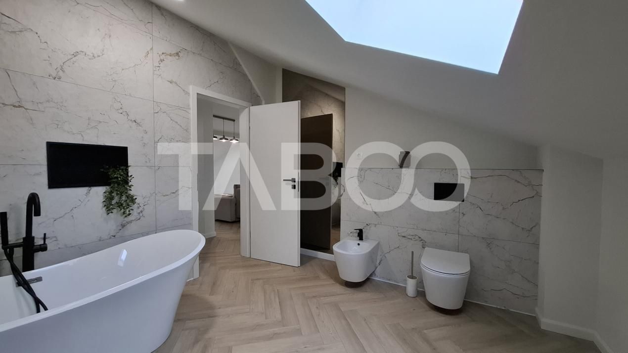 Penthouse lux ultrafinisat dotat si mobilat 2 nivele 131 mp si terasa – fotografia 17 din 20