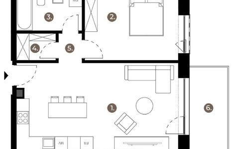 Apartament 2 camere  - complex rezidential ERA