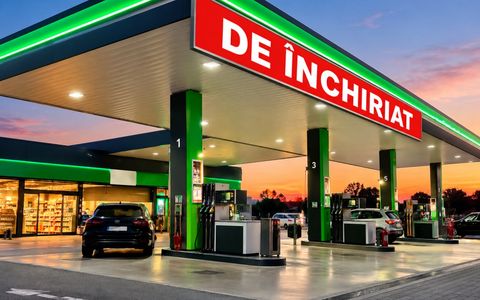 Teren de inchiriat 540 mp cu autorizatie pentru statie de carburanti