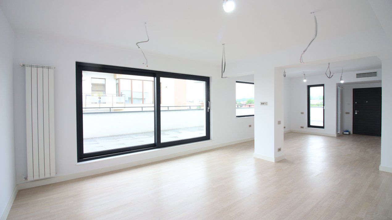 Penthouse 4 camere, 125 mp, 3 bai, terasa 97 mp, etaj 3/3, lift, singur pe etaj – fotografia 1 din 22