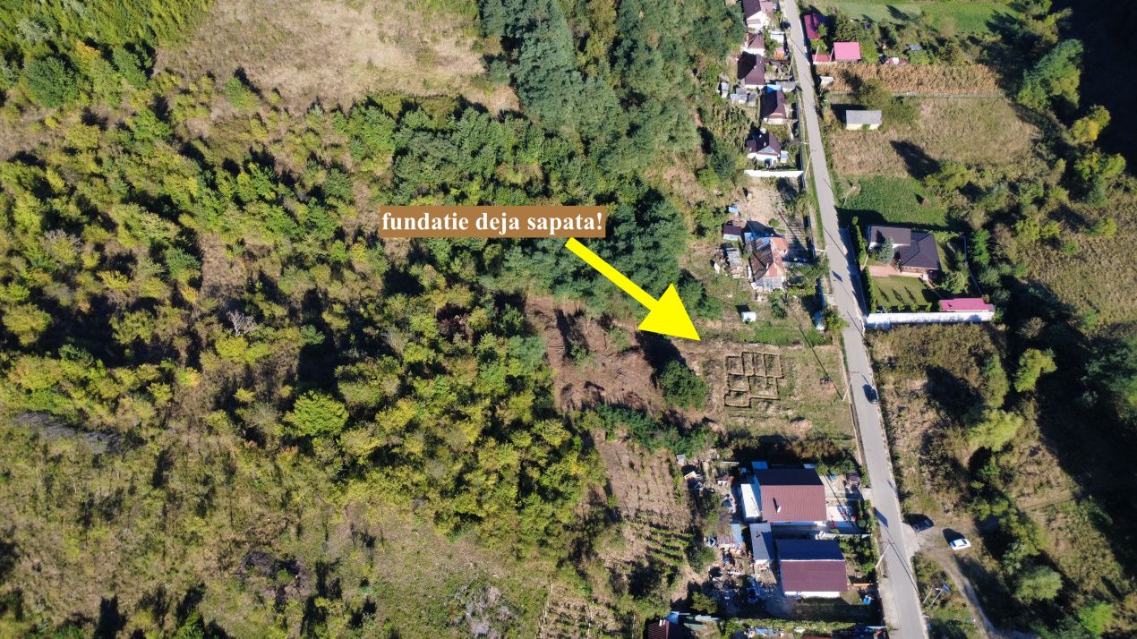 Teren langa padure | domeniu rezidential | actele la zi - de vanzare – fotografia 2 din 6