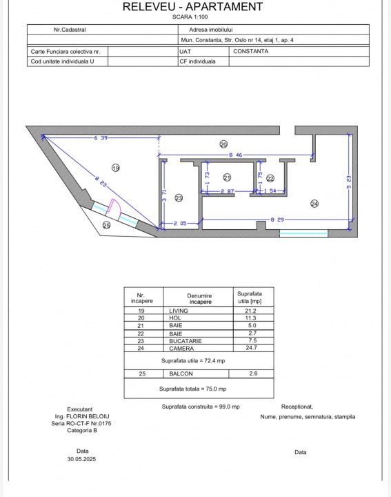 Direct Dezvoltator - Apartament 2 camere, 2 bai 73mp Tomis Plus Constanta – fotografia 5 din 16