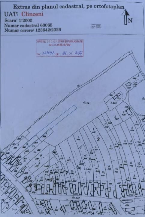 Teren intravilan 2.500 mp cu potențial rezidențial – Clinceni – fotografia 4 din 6