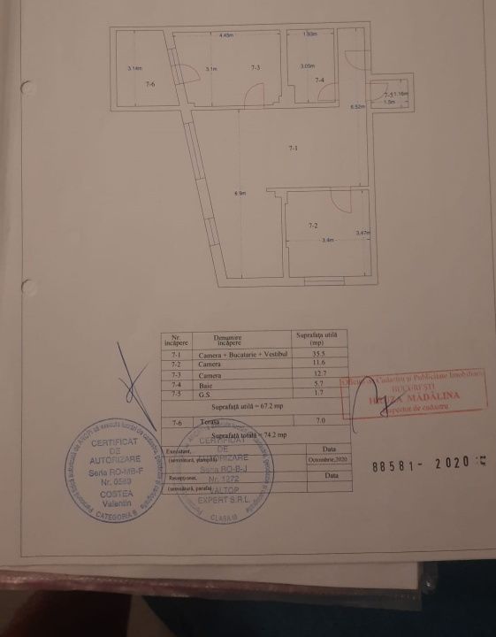 Apartament 3 camere | 75 mp | Bloc 2020 | Parcare | Trapezului – fotografia 6 din 6
