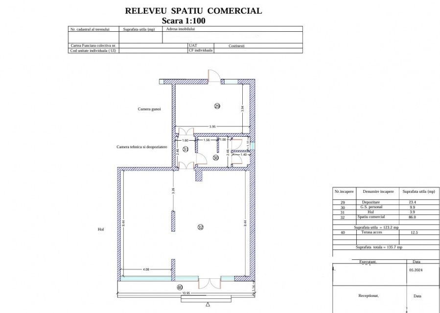Spațiu comercial de vânzare în Costinești – zona Nibiru │ 135,70 mp – fotografia 1 din 4