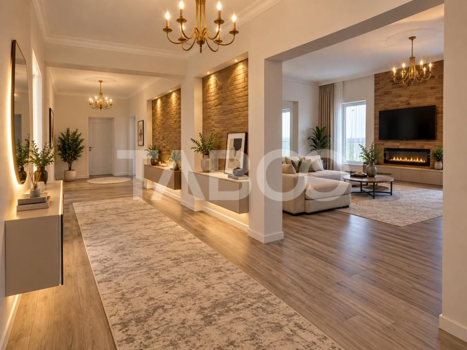 Casa individuala cu 800 mp teren si finisaje moderne Tocile Sibiu – fotografia 6 din 9