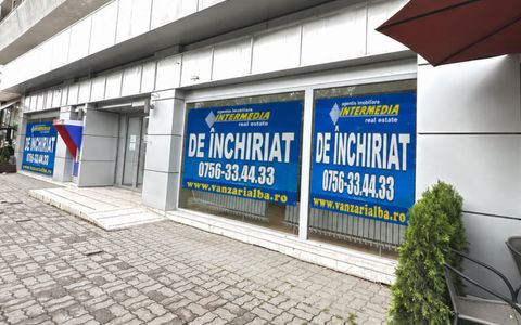 INCHIRIERE Spațiu comercial 173 mp. Vitrina Mare la Bulevard CETATE Alba Iulia