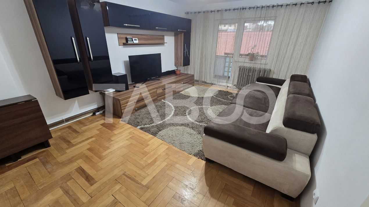 Apartament de inchiriat Central 3 camere balcon 2 bai mobilat utilat – fotografia 1 din 14