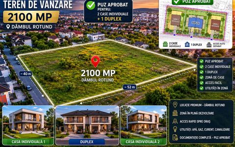 Teren pentru dezvoltare rezidențială – cartier Dâmbul Rotund