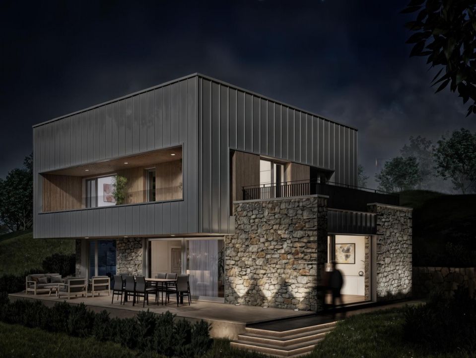 Casă modernă cu panoramă, 172 mp utili și teren de 620 mp | Popești Deal – fotografia 5 din 12