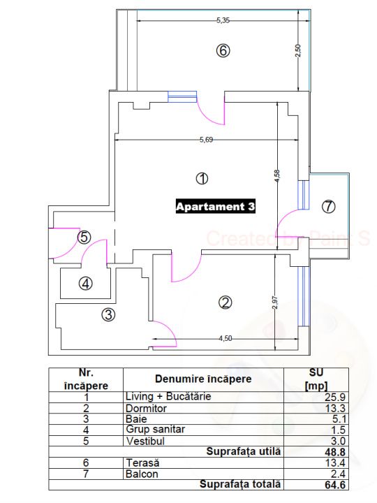Apartamente 2 camere | Bloc boutique 2026 | Otopeni – Odăii – fotografia 3 din 7