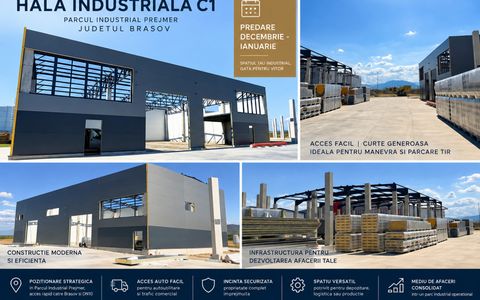 Hala industriala, constructie noua, prima inchiriere