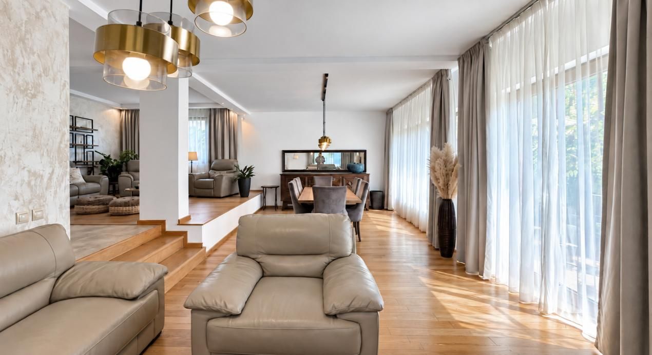 Vila unicat de inchiriat | Otopeni | 360 mp utili | Teren 900 mp | 8 camere | – fotografia 2 din 23