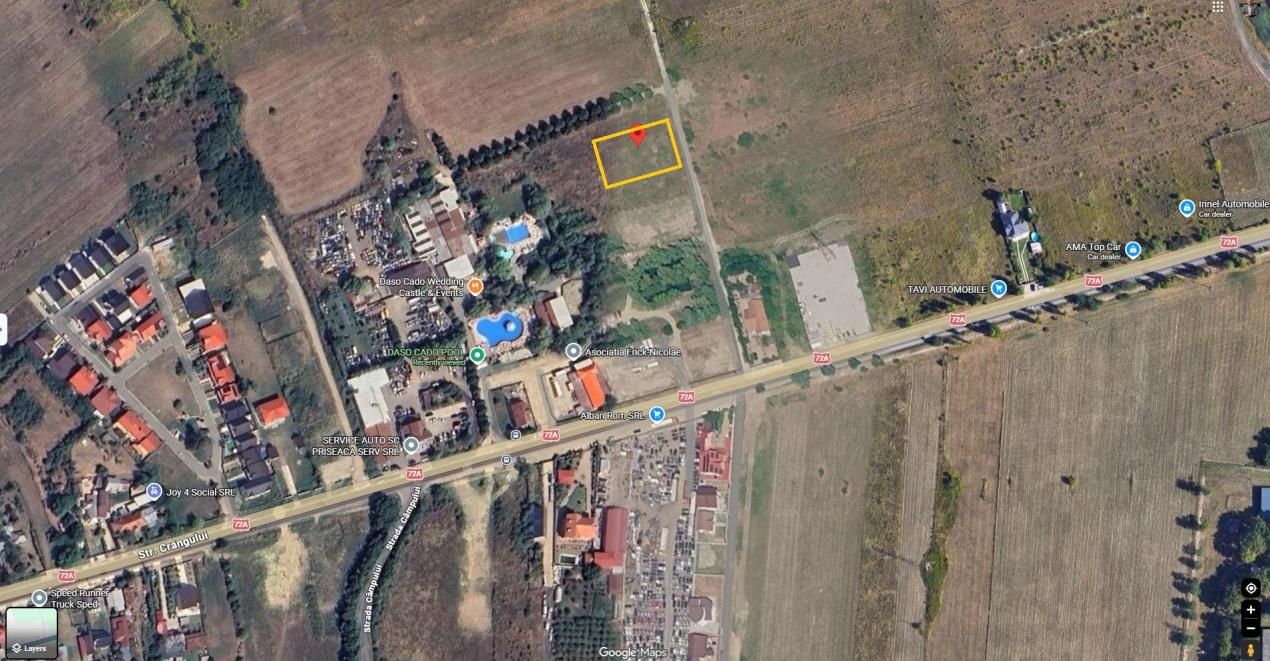 Teren intravilan 1.589 mp în Priseaca – Lângă Complex Daso Cado | Oportunitate – fotografia 2 din 2