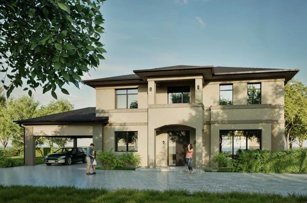 Casă individuală nZEB, 175 mp utili, teren 540 mp, garaj | Florești – fotografia 1 din 6
