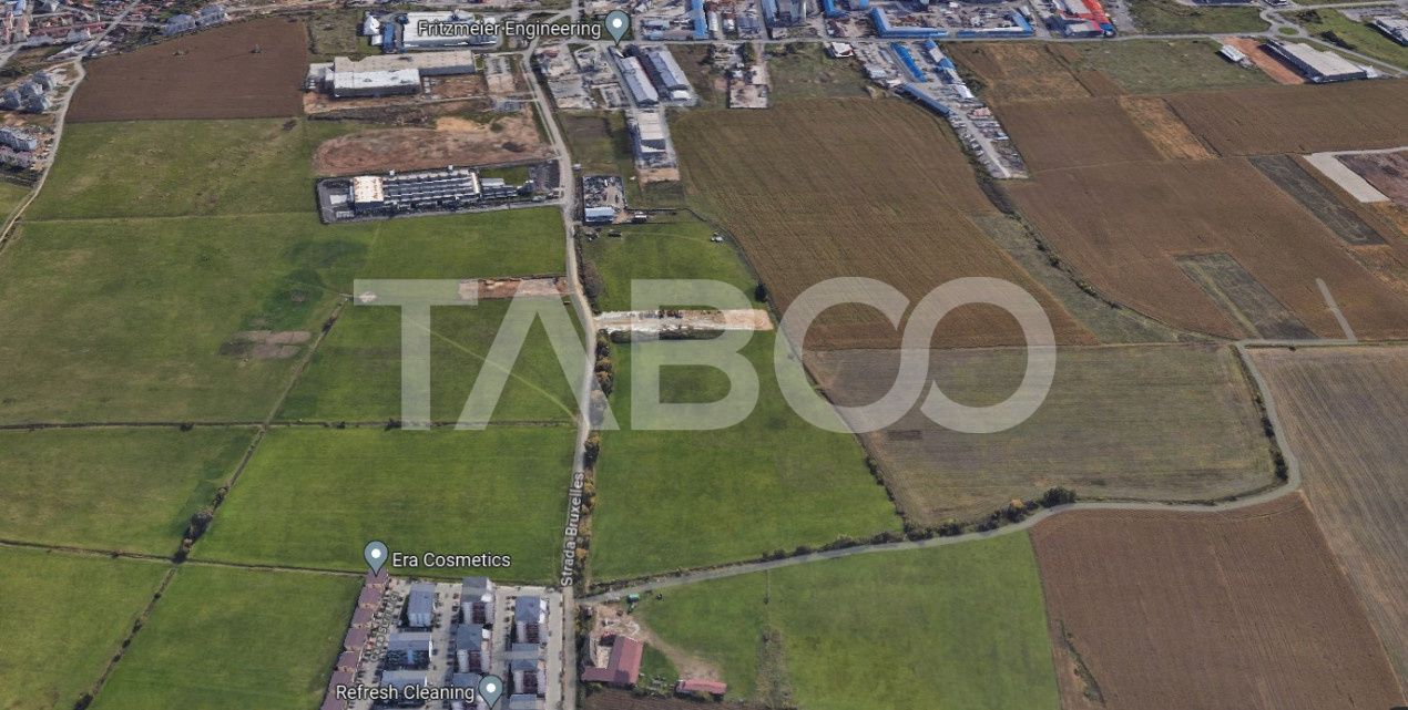Teren intravilan 3000 mp cu deschidere 18 ml Calea Surii Mici Sibiu – fotografia 2 din 6