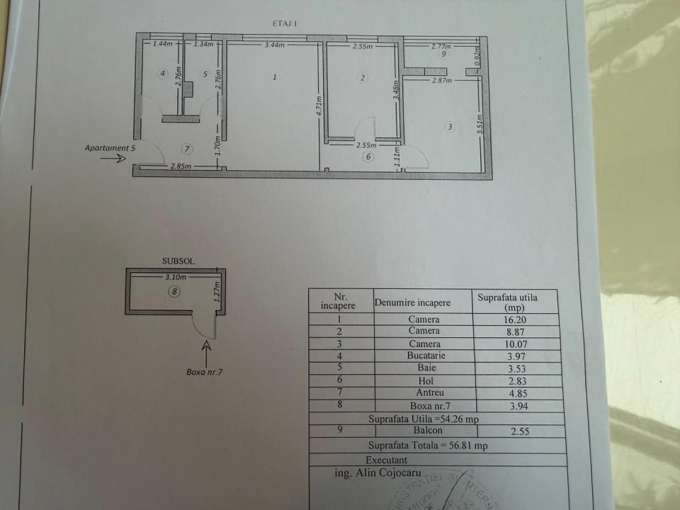 3 camere | etaj 1 | centrala proprie | mobilat,utilat | zona excelenta – fotografia 14 din 14