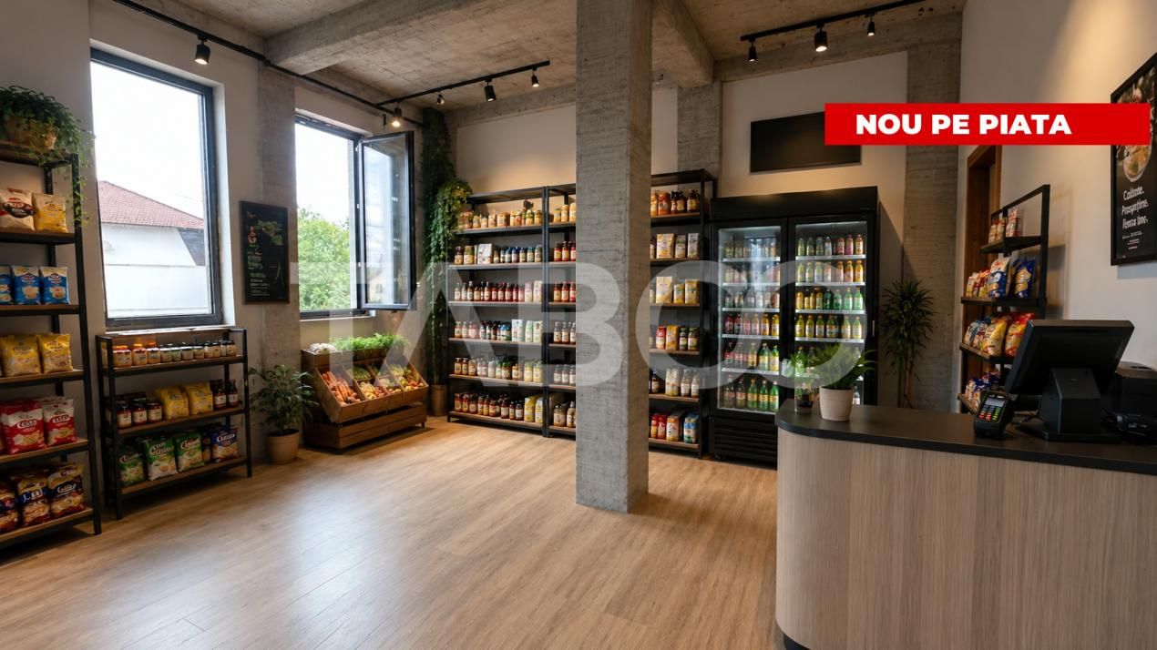 Spatiu comercial posibilitate alimentatie publica NOU zona Selimbar – fotografia 1 din 8