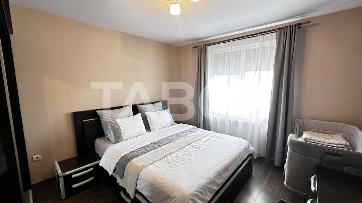 Apartament mobilat utilat 2 camere 2 locuri de parcare Calea Cisnadiei – fotografia 1 din 9