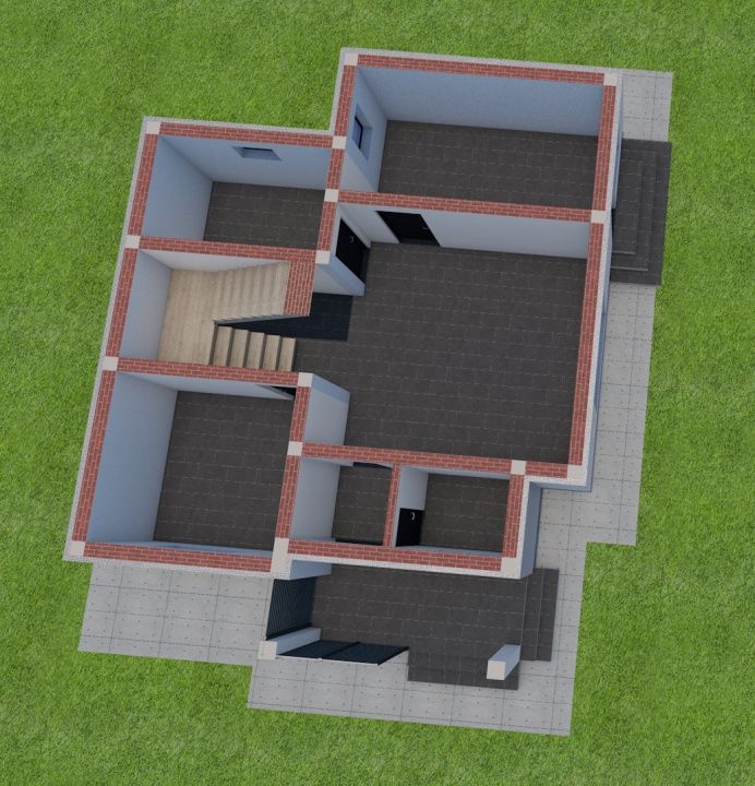 Casa P+1, 341 MP teren, 120 MP utili, comuna Malu Mare, zona Selgros – fotografia 2 din 3