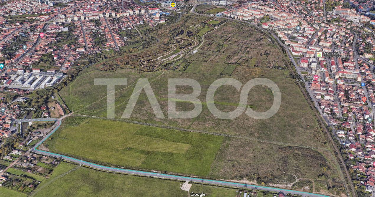 Teren intravilan de vanzare 3421 mp cu deschidere de 180 m Turnisor – fotografia 1 din 4