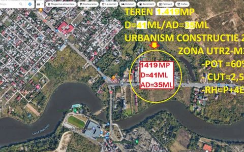 Sos. Ghe. Ionescu Sisesti Teren 1.419mp-D=41m/Ad=35m-Zona M3-Urbanism Construire