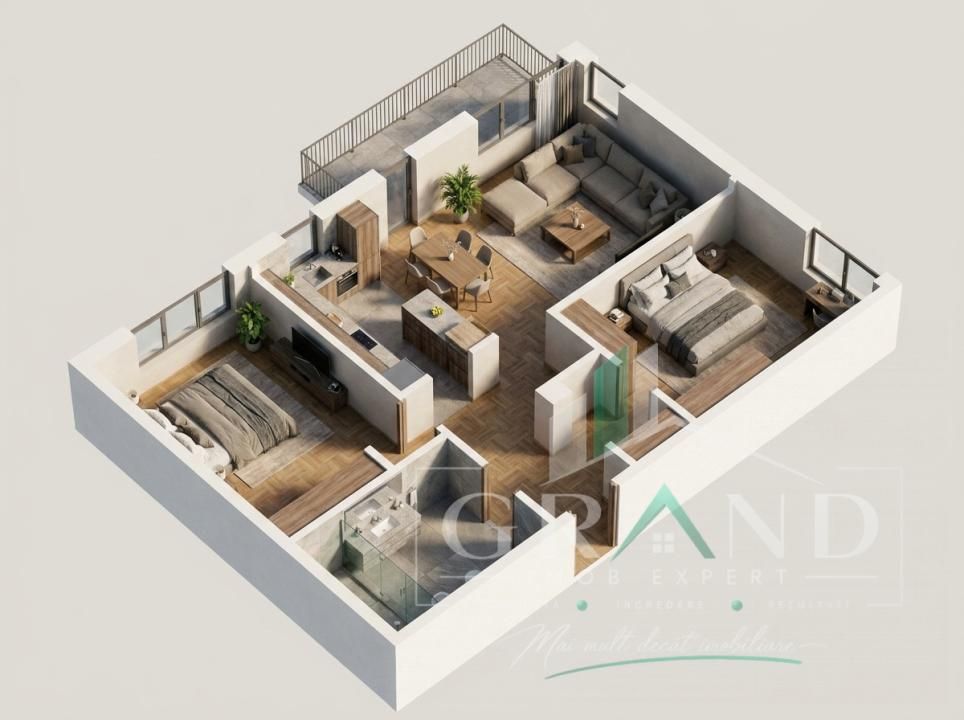 ACASĂ LA MARGINEA PĂDURII | 3 Camere | BALCON | Donath Park/Capat Grigorescu – fotografia 51 din 54