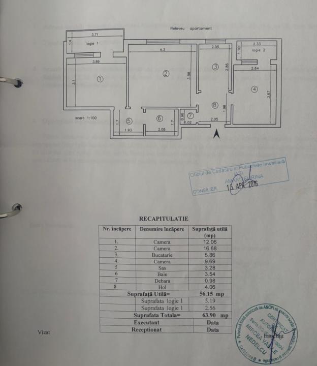 Apartament cu 3 camere langa Palas, intermediar, fara risc, semidecomandat! – fotografia 8 din 8