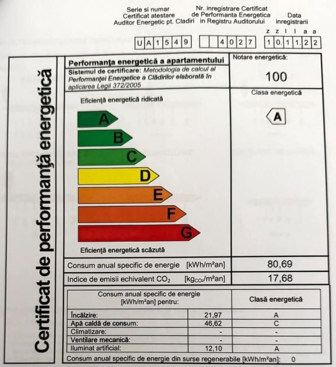 2 Camere 66mp Aleea Tornadei - Empire Residence / Bloc 2022 / Parcare – fotografia 23 din 23