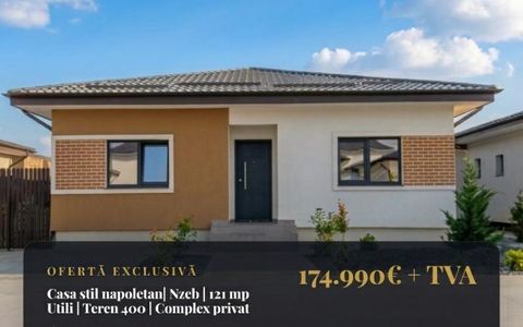 PRET PROMO| Nzeb | 121 mp Utili | Teren 400 | Complex privat
