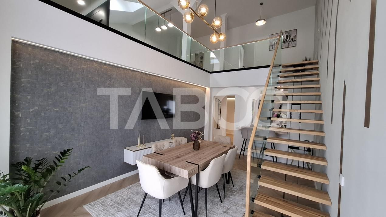 Penthouse lux ultrafinisat dotat si mobilat 2 nivele 131 mp si terasa – fotografia 2 din 20