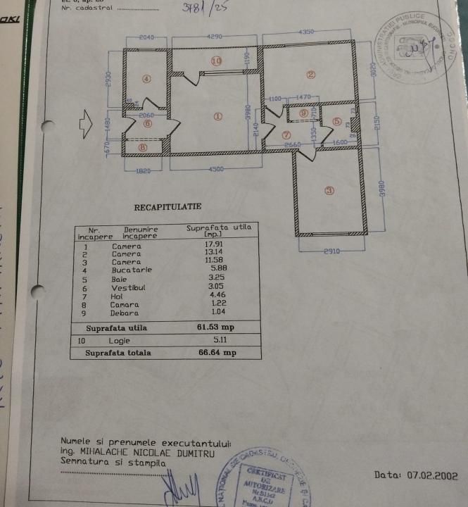 3 Camere de vanzare | Tei | Metrou | Mobilat |Colentina | Obor| Credit – fotografia 9 din 9