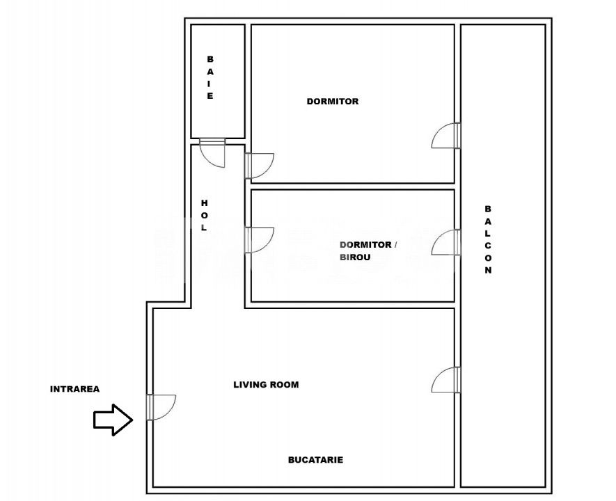 Apartament 3 camere de inchiriat cu balcon parcare Belvedere Turnisor – fotografia 7 din 16