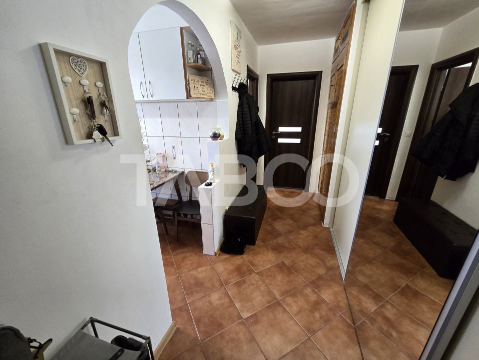 Apartament 2 camere de vanzare mobilat cu balcon in Terezian Sibiu – fotografia 12 din 14