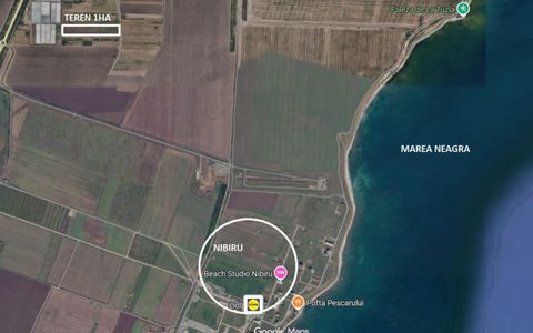 Investitie ,teren 1 Ha Tuzla lipit de intravilan , zona sere