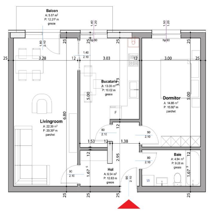 TVA inclus | Apartament 2 camere Pitesti | Zona Stadion – fotografia 11 din 15