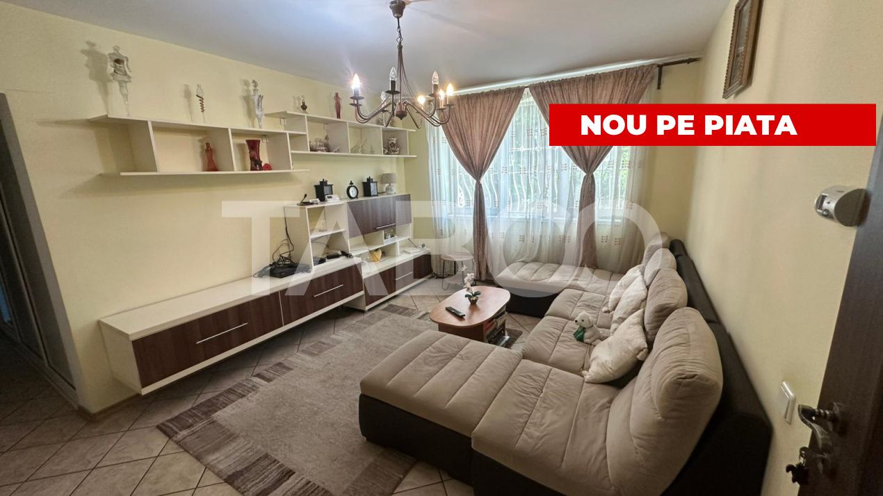 Apartament mobilat utilat 3 camere cu balcon zona Rahovei Sibiu – fotografia 11 din 11