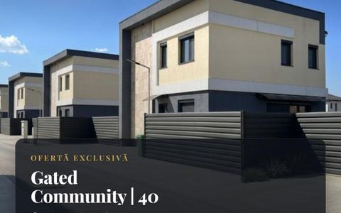 Gated Community în Tunari | 13 vile moderne | Gata de mutare