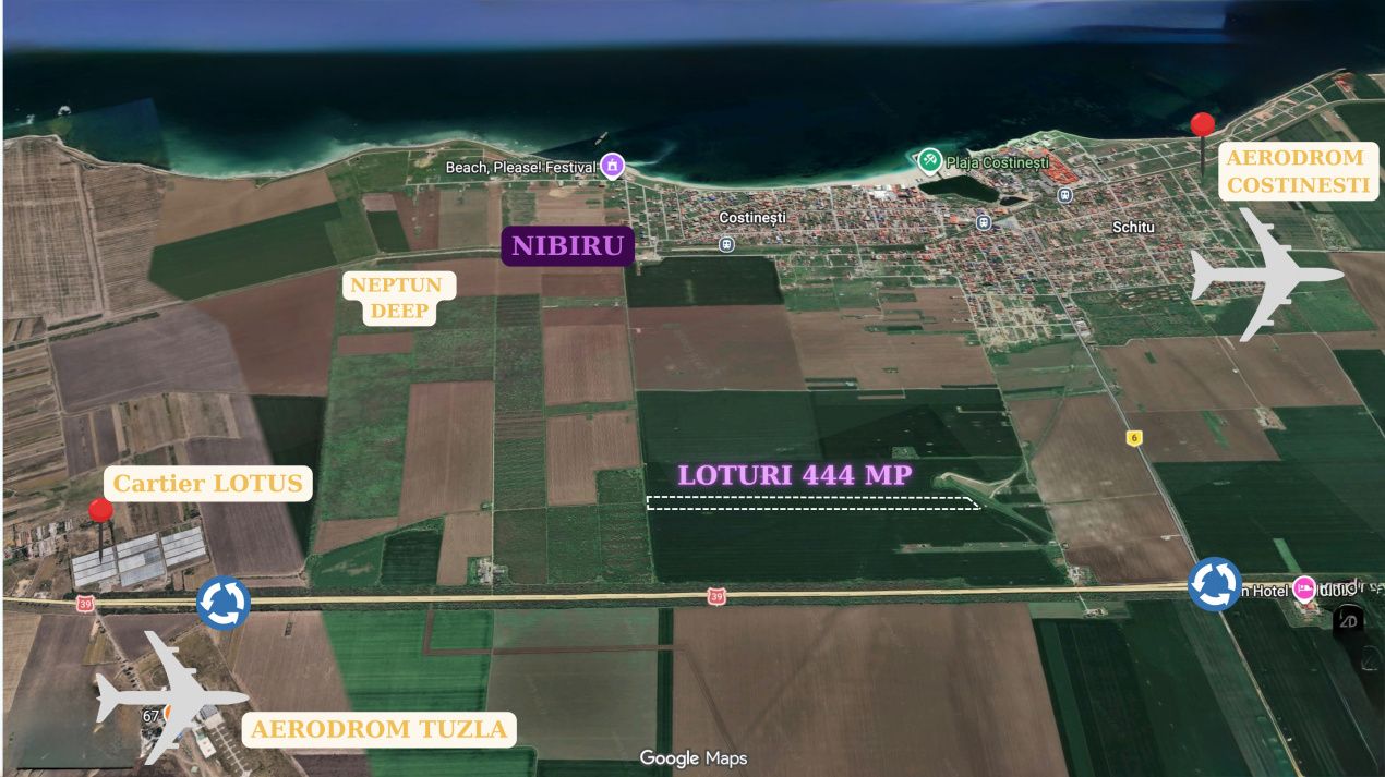 Avans 500 euro - Teren de investitie la Mare! Statiunea Costinesti 444 mp – fotografia 12 din 14