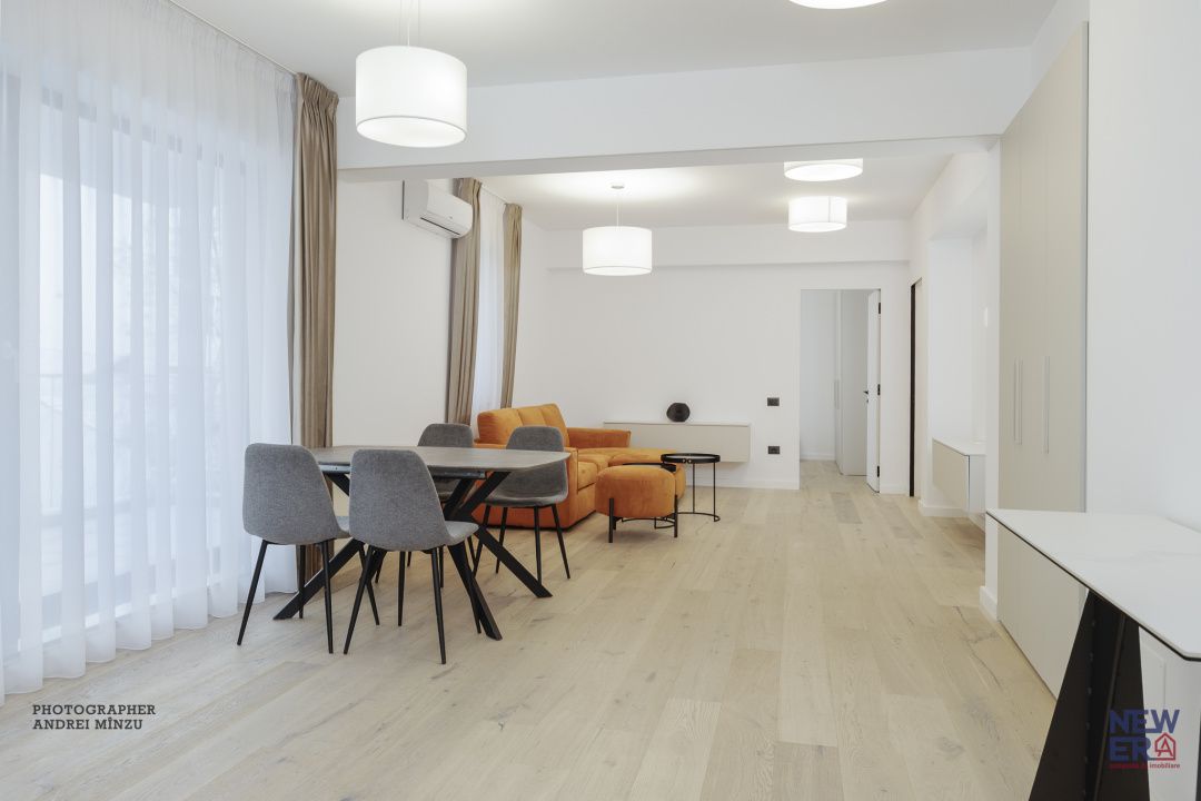 Apartament  NOU 3 camere cu terasa 10 mp in bloc boutique, zona Herestrau – fotografia 3 din 15