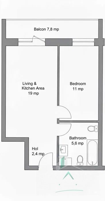 Apartament 2 camere de vanzare, Urusagului, Floresti – fotografia 6 din 6