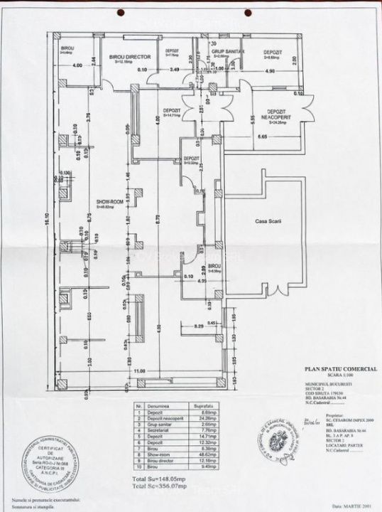 Spatiu comercial In Stefan cel Mare, Stradal, Vitrina 26 ml - Centrala Proprie – fotografia 21 din 21