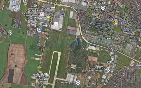 Teren intravilan de inchiriat, vizibilitate, zona Aeroport Oradea
