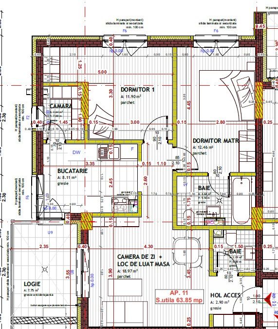 Apartament premium | 3 camere | 2 bai | bloc nou | parcare | Tineretului – fotografia 18 din 18