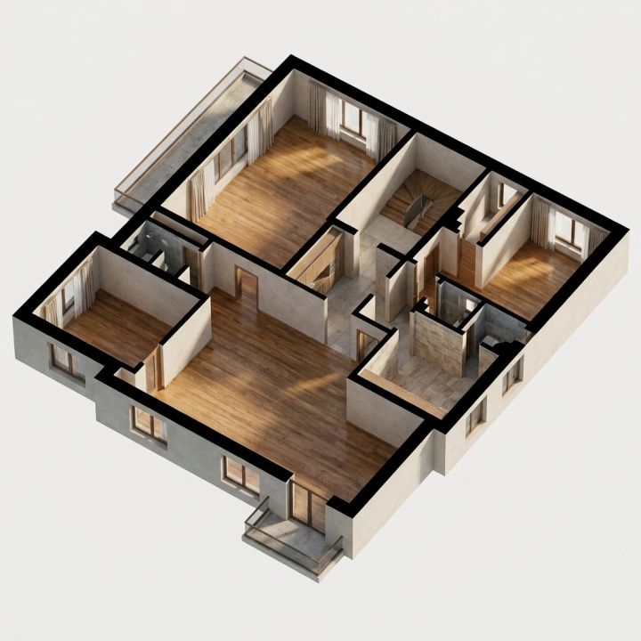 Apartament 237 mp  Barbu Văcărescu – Tei | Vedere Parcul Circului | Garaj – fotografia 19 din 19
