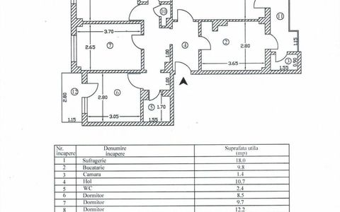 Apartament spațios 4 camere | Prundu | Confort, liniște și acces rapid