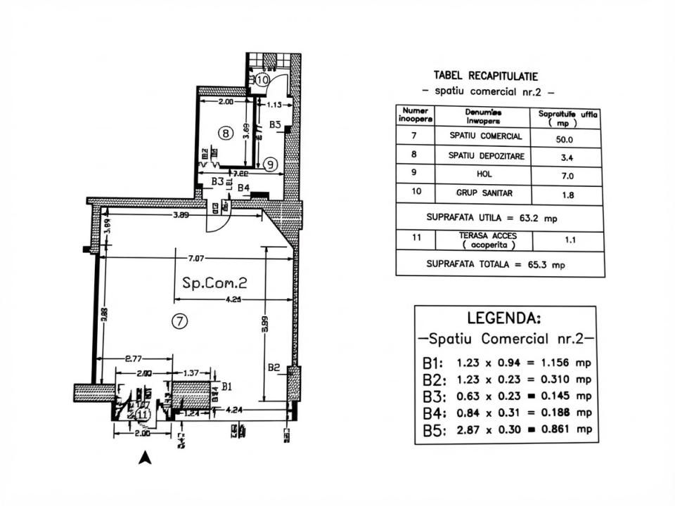 2 spatii comerciale de inchiriat | Titulescu stradal | 56mp + 64mp = 120mp – fotografia 8 din 17