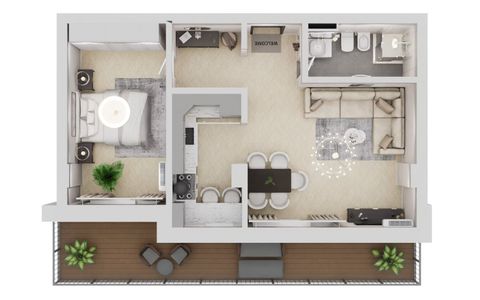 Apartament 2 camere de vanzare in Tomis Nord - Madrid Park