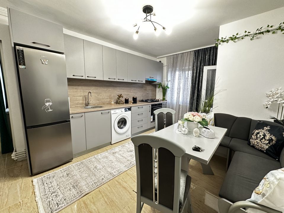 Apartament 2 camere Deco 57 mp. 2 Balcoane Boxa Finisat Mobilat SubStadion – fotografia 18 din 57